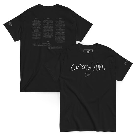 crashin. / BLK (FRT/BCK) - Mockup